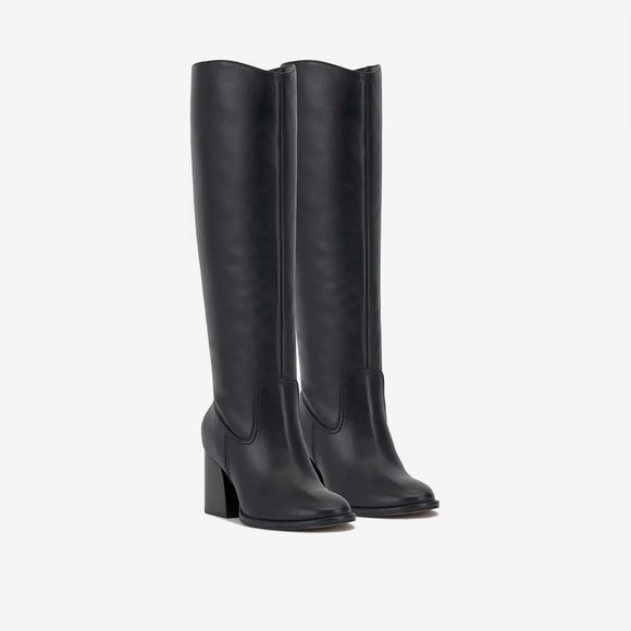 Vince Camuto Shoes - Vince Camuto - Leila Extra Wide-Calf Boots size 6.5rich mahogany